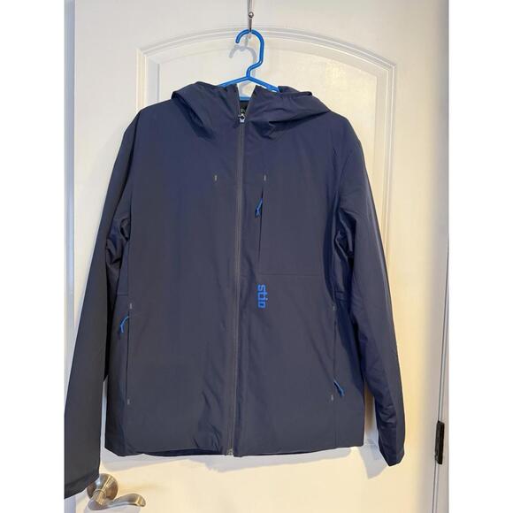 NWT $269 STIO Fernos Insulated Hooded Jacket Mountain Shadow Men's Size L - Picture 3 of 9